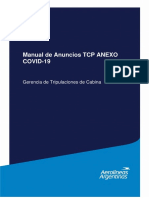 Manual de Anuncios TCP ANEXO COVID-19: Gerencia de Tripulaciones de Cabina