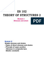 Stresses and strains module