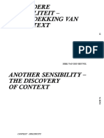 2008 van den Heuvel Another Sensibility Discovery of Context