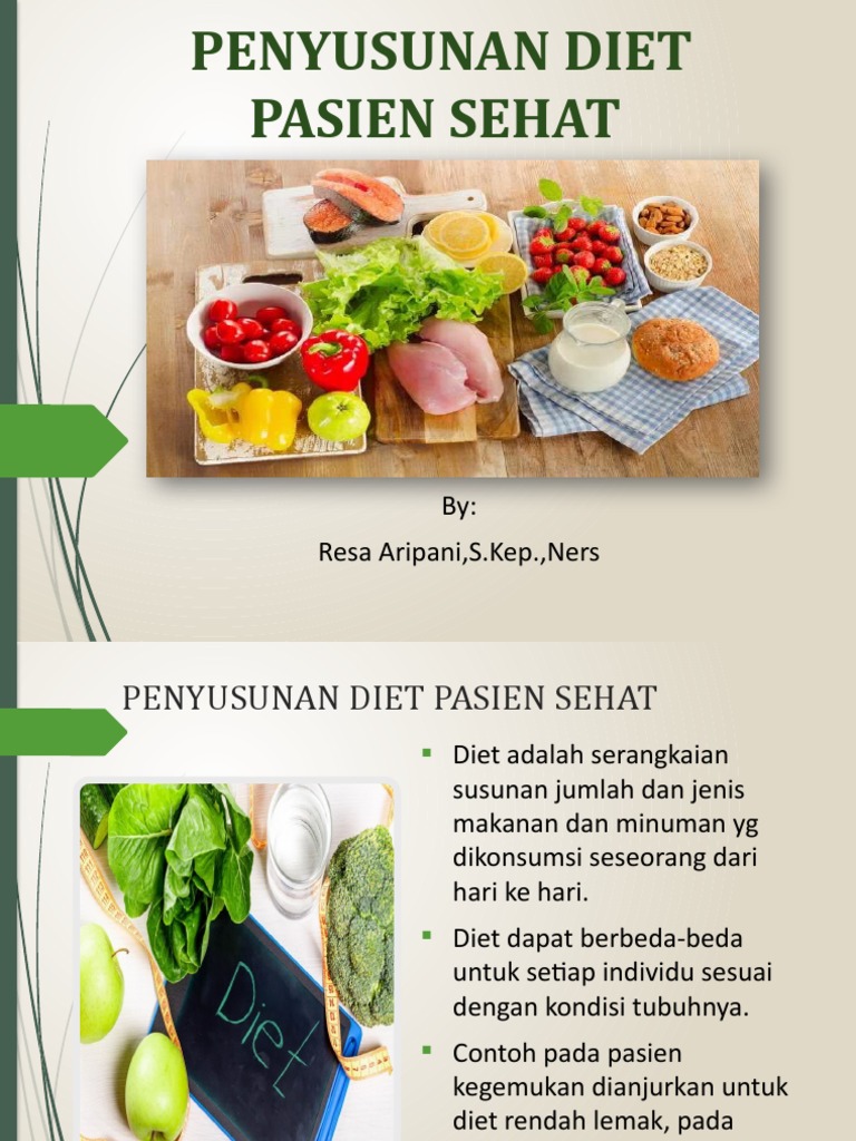 Penyusunan Diet untuk Pasien Sehat | PDF