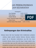 MK Kriminologi, Materi Hubungan Perekonomian Dengan Kejahatan - Kelompok 2