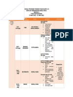 Jadual Program Transisi Tahun Satu Minggu 2