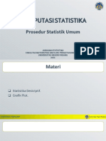 KOMSTAT Minggu 05 - Prosedur Statistik Umum