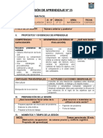 Sesión #25 Matematica (Numero Anterior y Posterior)