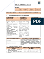 Sesión #13 Matematica (Patron Numerico Aumentando)