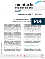 Se Consolida La Confianza de Los Consumidores y Las Empresas