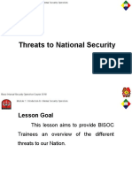 PP Module 2.2 THREATS TO NATIONAL SECURITY