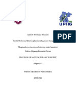 Maquinados Por Descargas Eléctricas y Control Numérico - Fabriciotavera