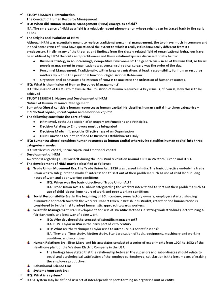 Understanding Human Resource Management | PDF | Performance Appraisal ...