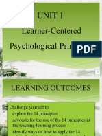 UNIT 1 Learner-Centered Psychological Principle (2022-2023)