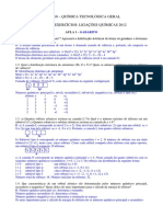 Lista Ligacoes 1 Com Gabarito