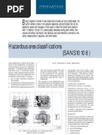 Hazardous Area Classifications (SANS10108)