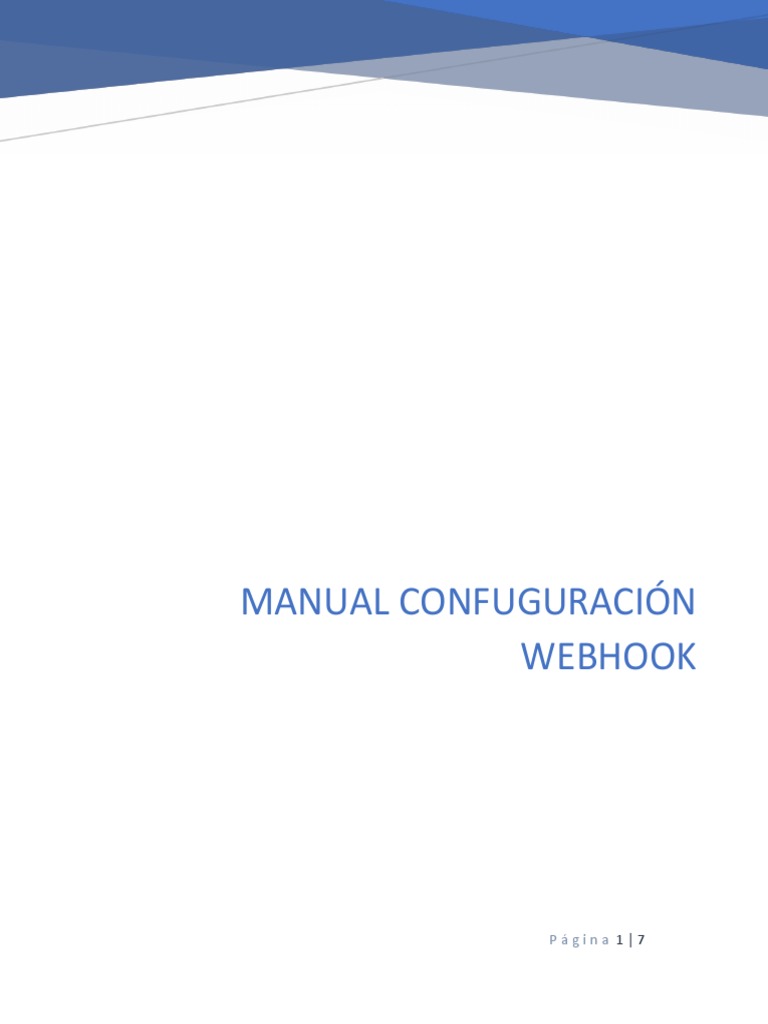 Configuración de Webhook en Signio | PDF | Tecnologías de la ...
