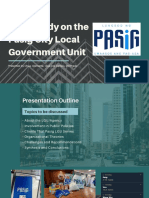 Group 2 - Case Study On The Pasig City LGU