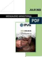 Mensajero Ministerial Julio 2022