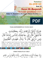 Tadabbur Al-Quran Ust. Wido Supraha