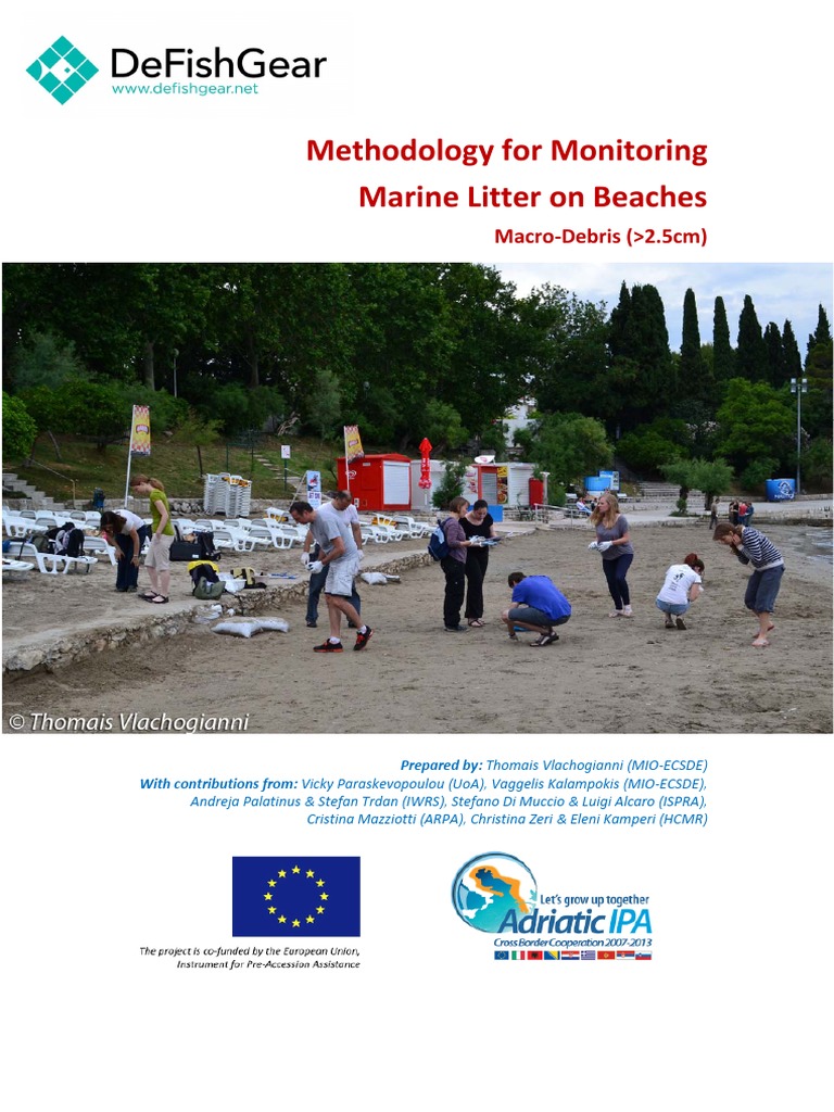Beach Litter Monitoring Methodology2 PDF Earth Sciences