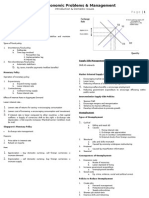 Economics - Macroeconomic Problems & Management 1