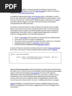 Software Architecture Flow of Control Procedural Programming Flow Business Logic Subroutines Caller's