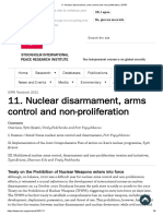 Nuclear Disarmament, Arms Control and Non-Proliferation - SIPRI