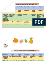 Menú semanal 29 agosto-9 septiembre