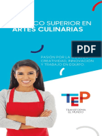 Brochure y Pensum - Artes Culinarias
