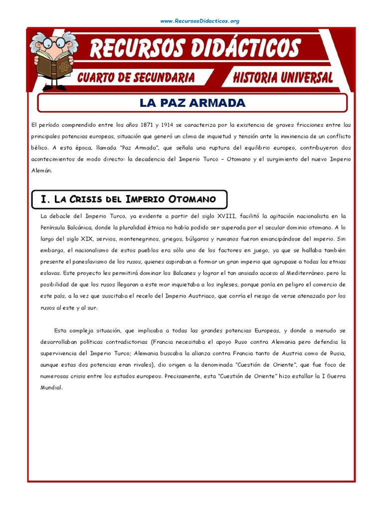 La Paz Armada y sus Crisis Europeas | PDF | imperio Alemán | imperio ...