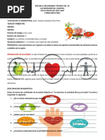 Cuadernillo de Vida Saludable Secundaria | PDF | Nutrición | Dieta y ...