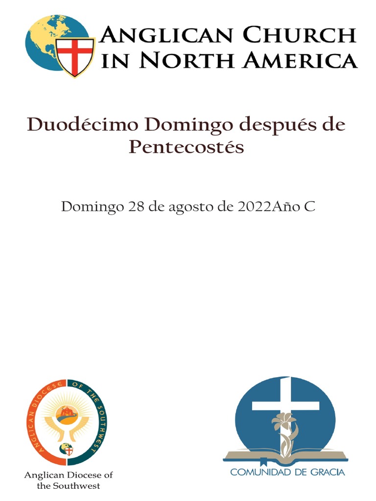 Duodécimo Domingo después de Pentecostés | PDF | eucaristía | Pecado