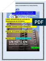 Reparación de transmisión de potencia en cargador frontal