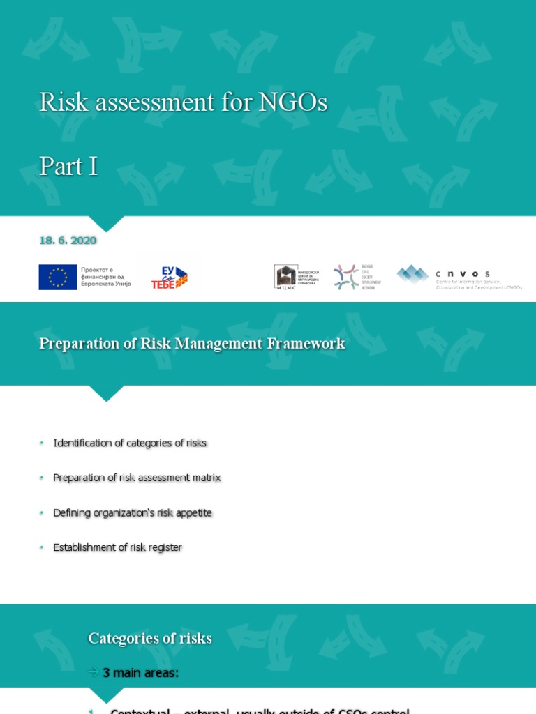 NGO Risk Assessment Framework Guide | PDF | Risk | Risk Assessment