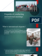 International meeting etiquette guide