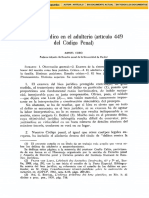 El Bien Juridico en El Adulterio (Articulo 449 Del Codigo Penal)