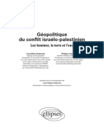 Géopolitique Du Conflit Israélopalastinien