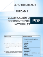 Unidad I Documentos Notariales