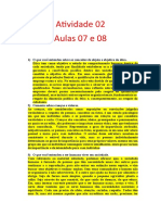 Atividade 02 - Ética, valores, sociedade e conduta do contador