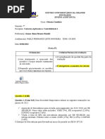 2 Prova 2. Cenarios aplicados
