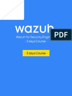 Wazuh TrainingCourseSyllabus-1