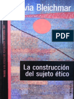 La Construcción Del Sujeto Ético. Silvia Bleichmar Cap4