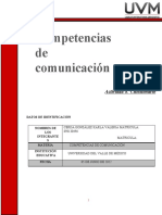 Competencias de Comunicación: Unidad 1 - Actividad 4. Cuestionario