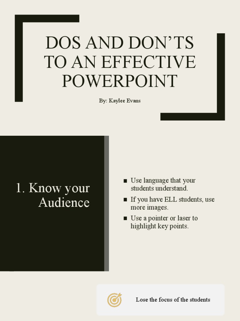 PowerPoint Presentation Tips for Educators | PDF