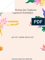 Materi Objek Biologi Dan Tingkat Organisasi Kehidupan