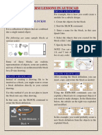 Midterm Lessons in Autocad: Lesson: Blocks