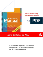 Taller de Estilo APA 2020 (7 Ed.)