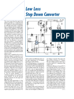 Low Loss Step Down Converter Design Achieves 90% Efficiency