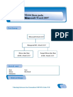 TIK Kelas 8. Bab 1. Menu Dan Ikon Pada Microsoft Word 2007