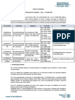 Vestibular Inverno 2022 Faculdades Indústria