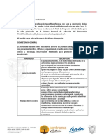 Perfil profesional docente habilidades vida