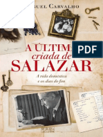 A Última Criada de Salazar - Miguel Carvalho