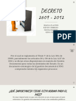 Decreto reglamenta gestión documental entidades públicas Colombia